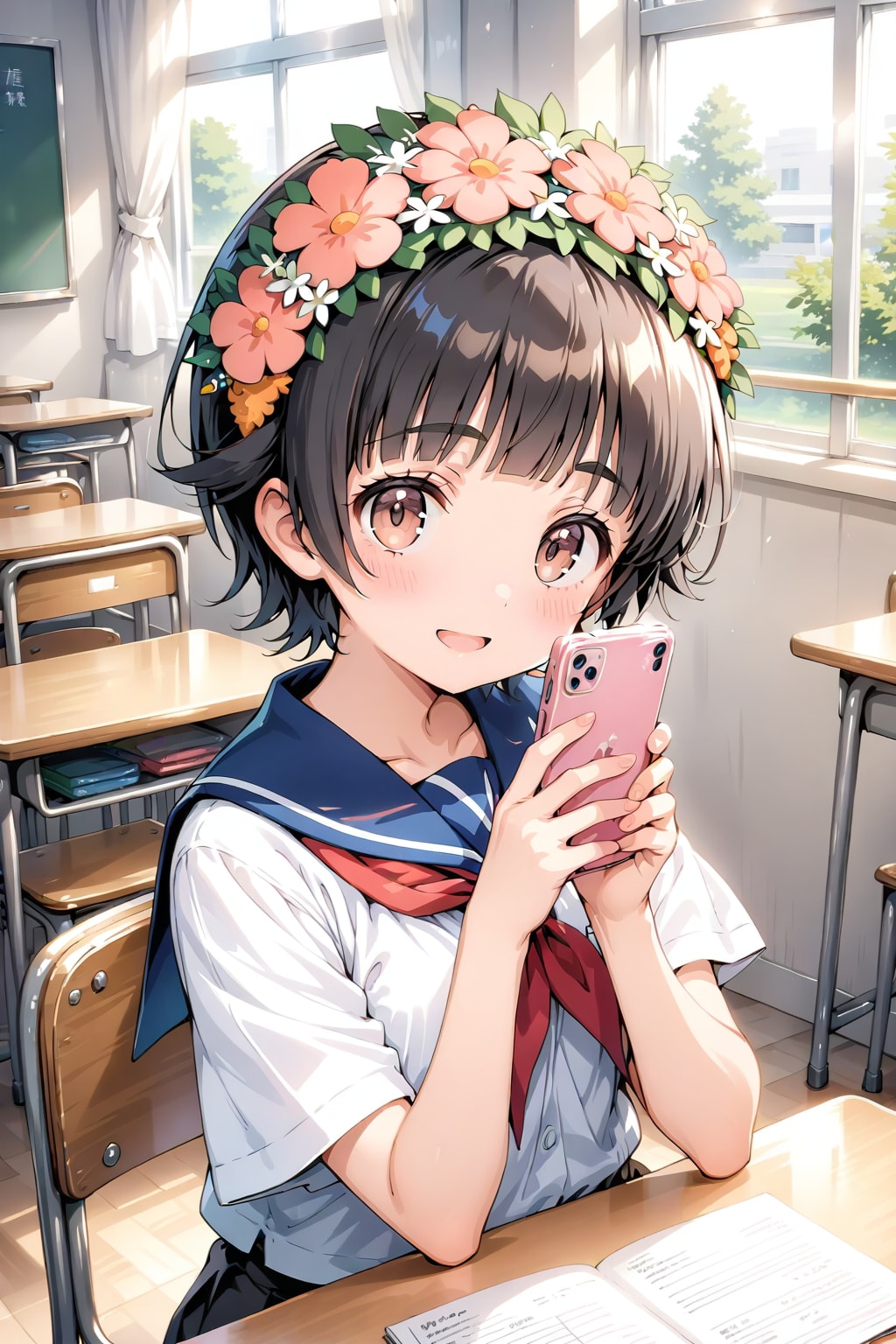 初春飾利 | の人気AIイラスト・グラビア