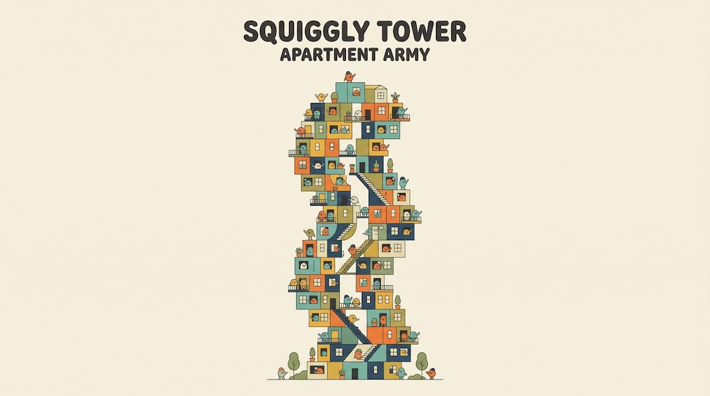 くねくねタワマン軍