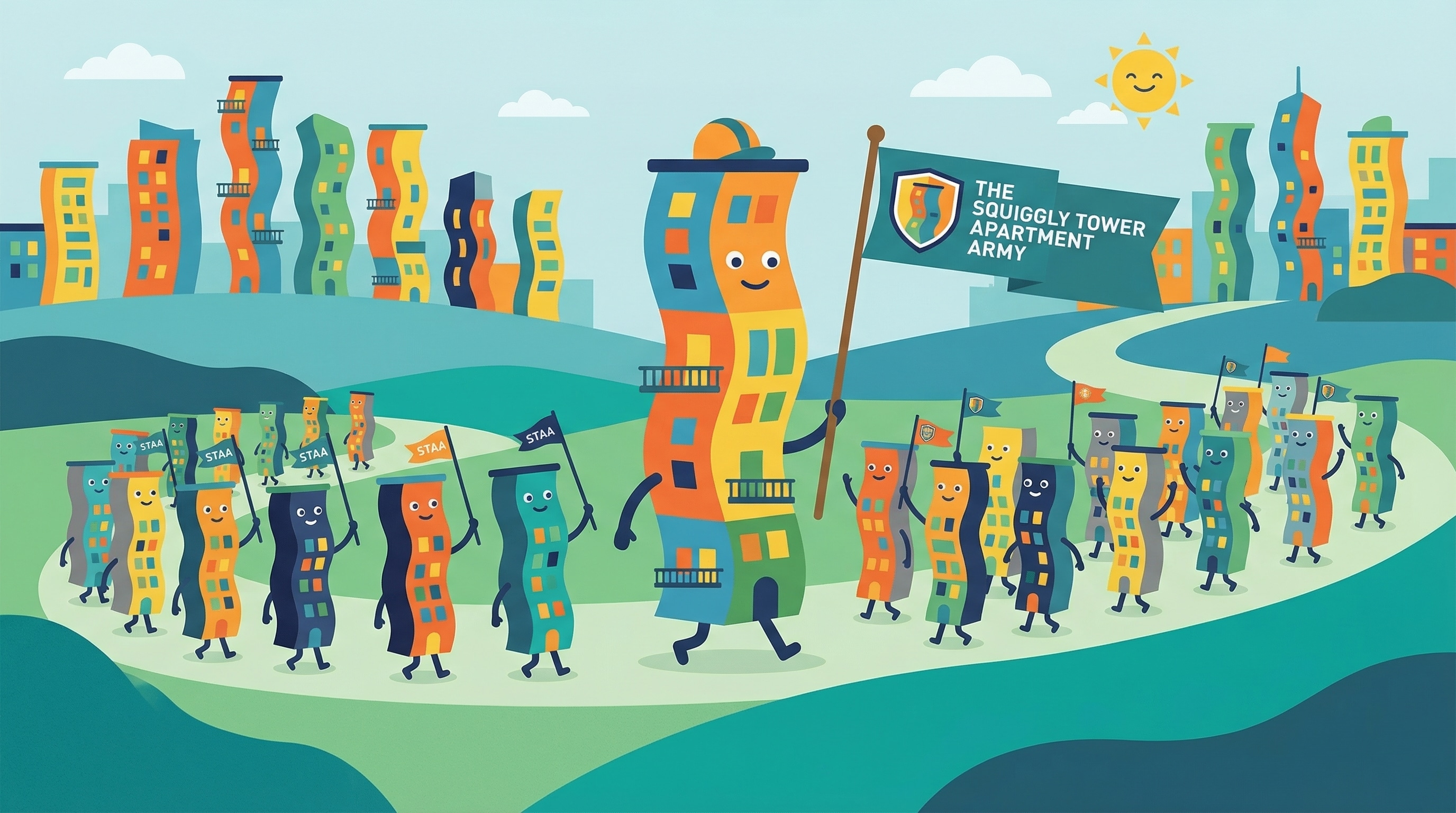 くねくねタワマン軍 | の人気AIイラスト・グラビア