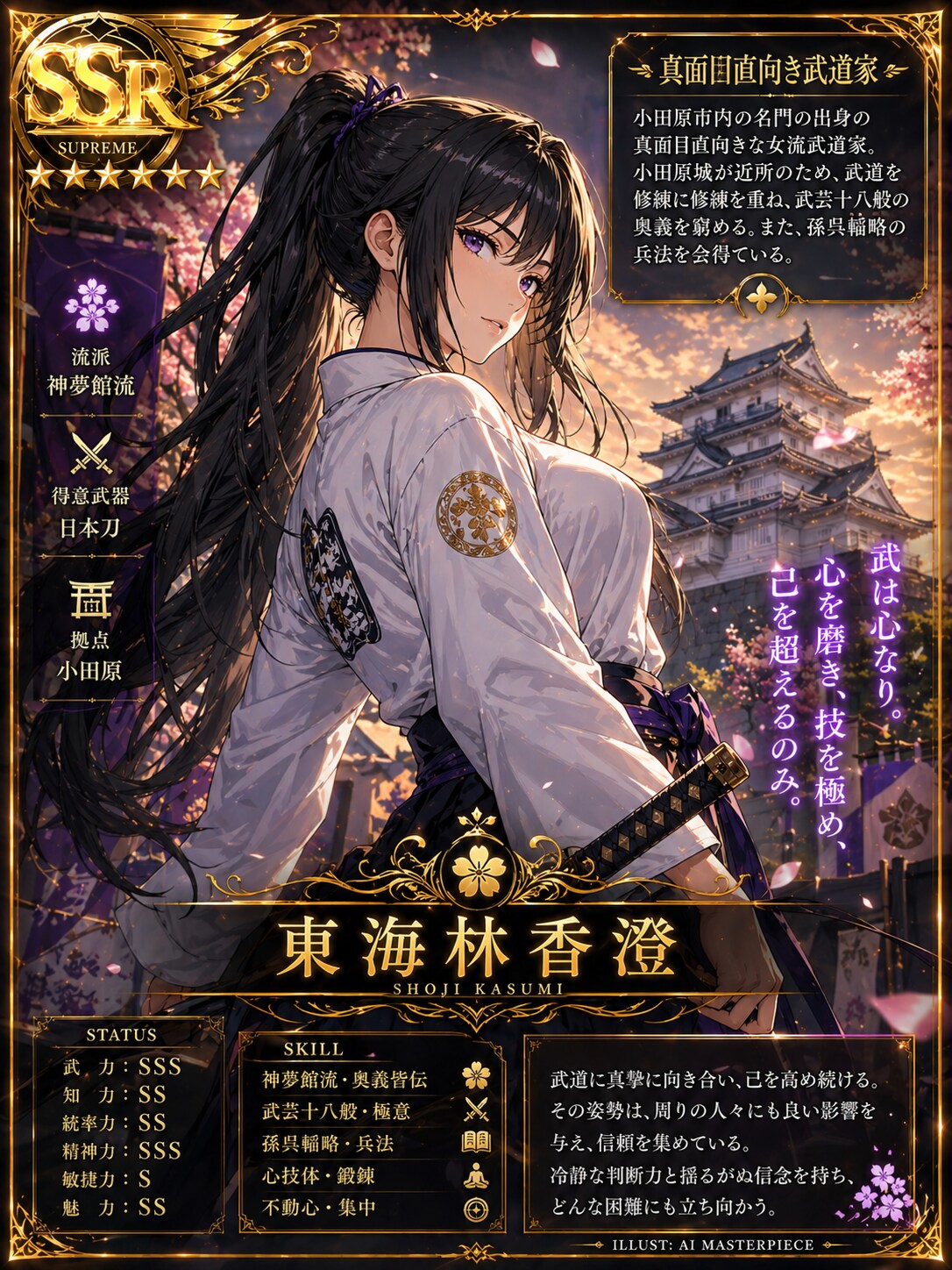 真面目直向き武道家東海林香澄のSSRカード