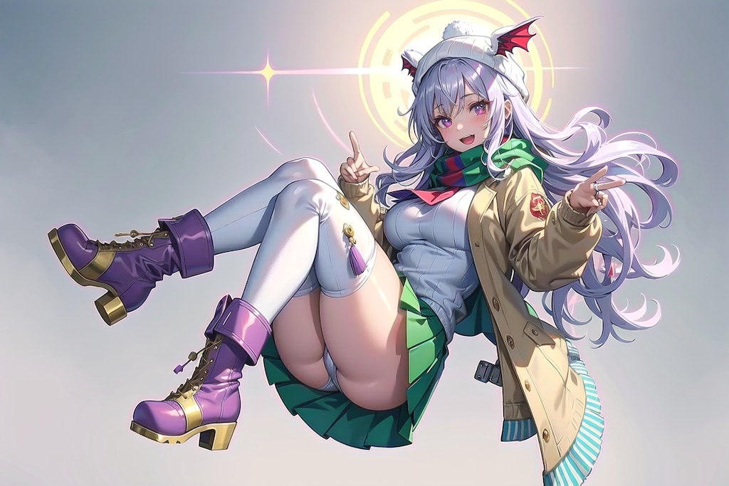 スノーモービルと女王