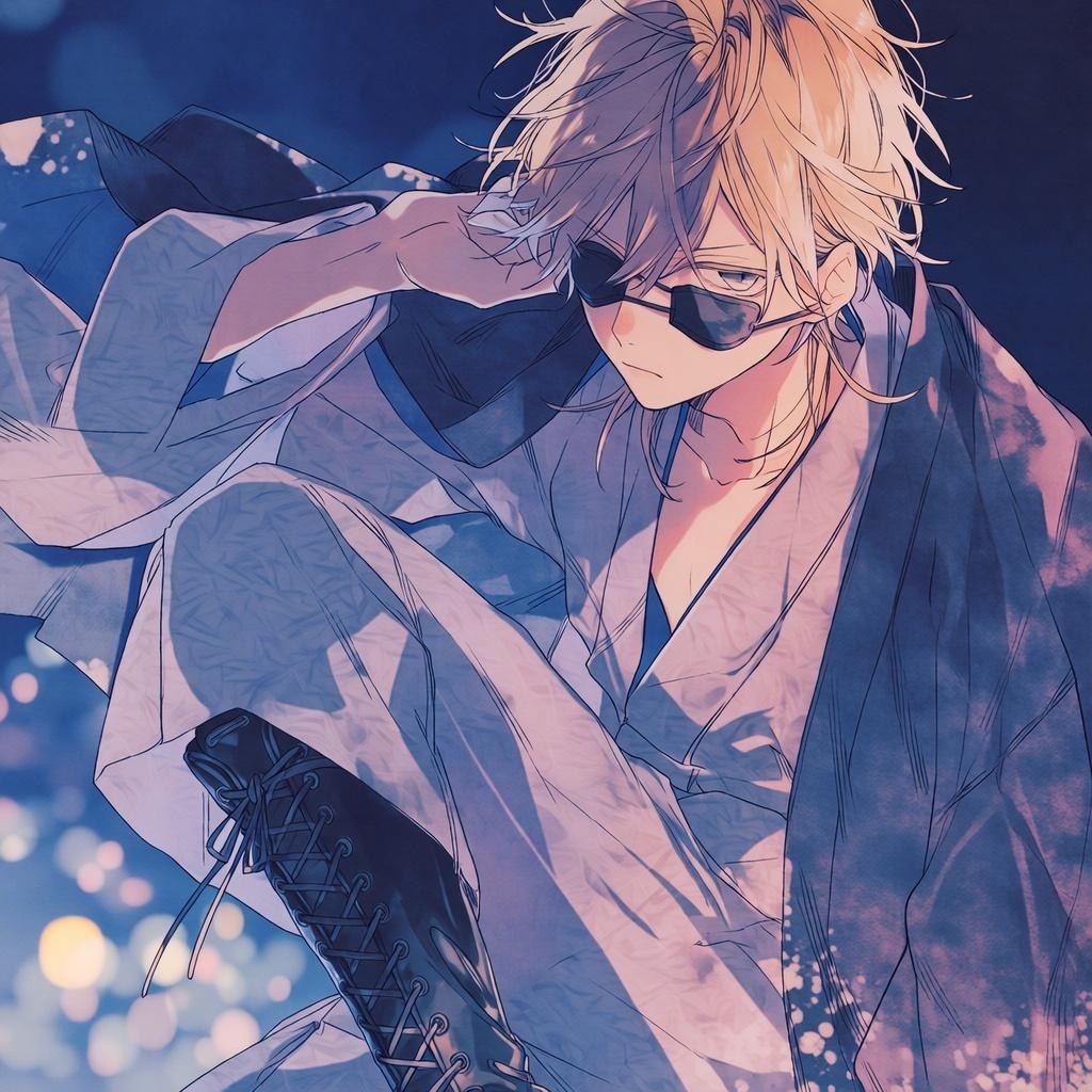 眼帯のイケメン