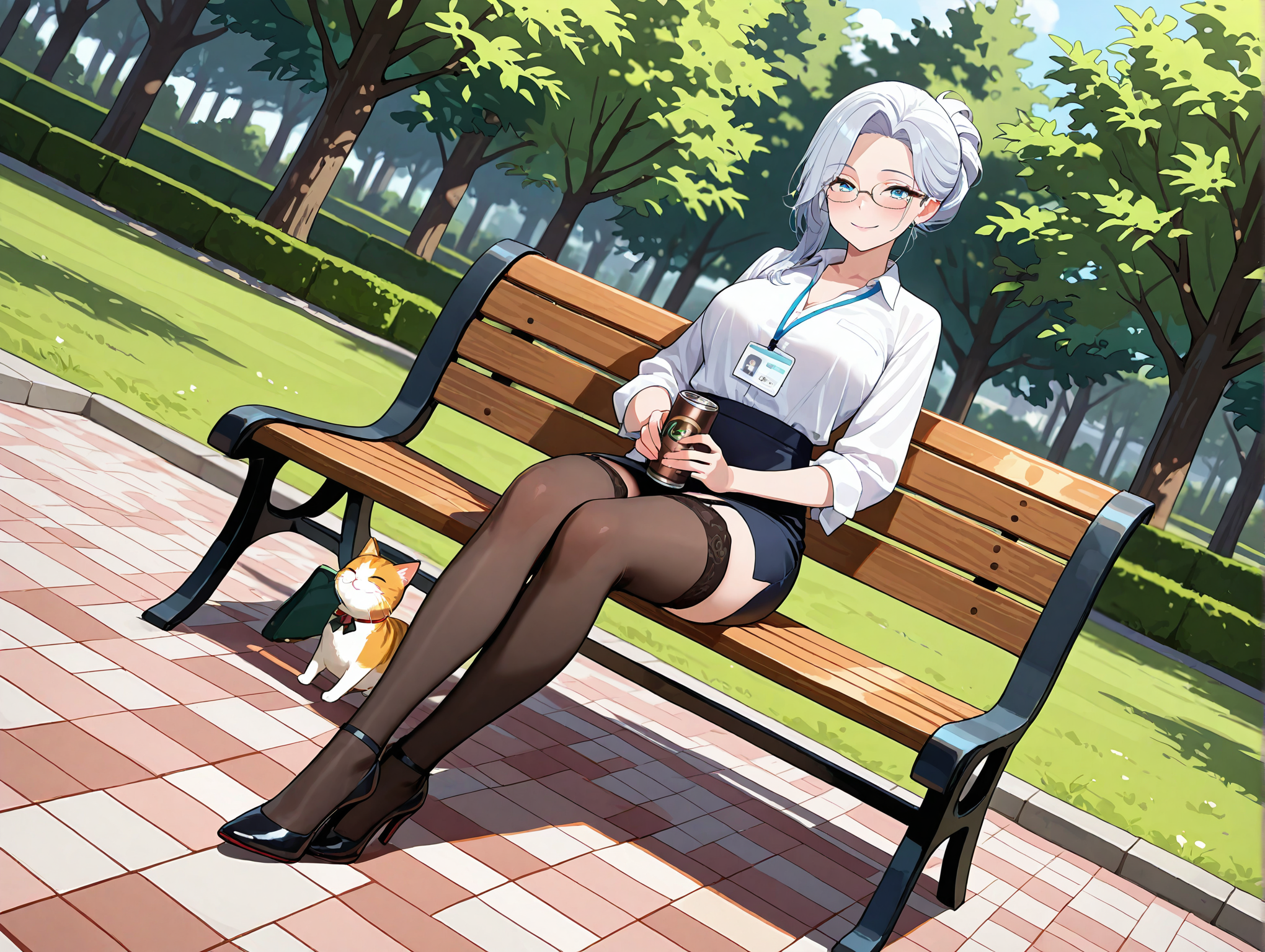 猫と休憩 | の人気AIイラスト・グラビア