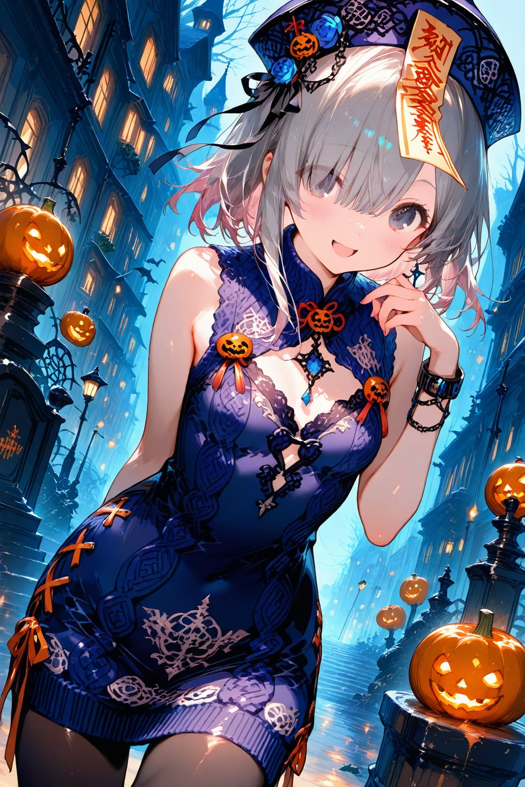 【没】ハロウィン×Ｃニットドレス