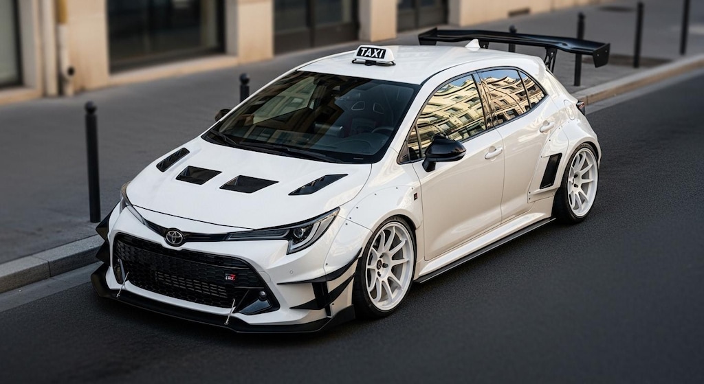 GRカローラタクシーのドリ車