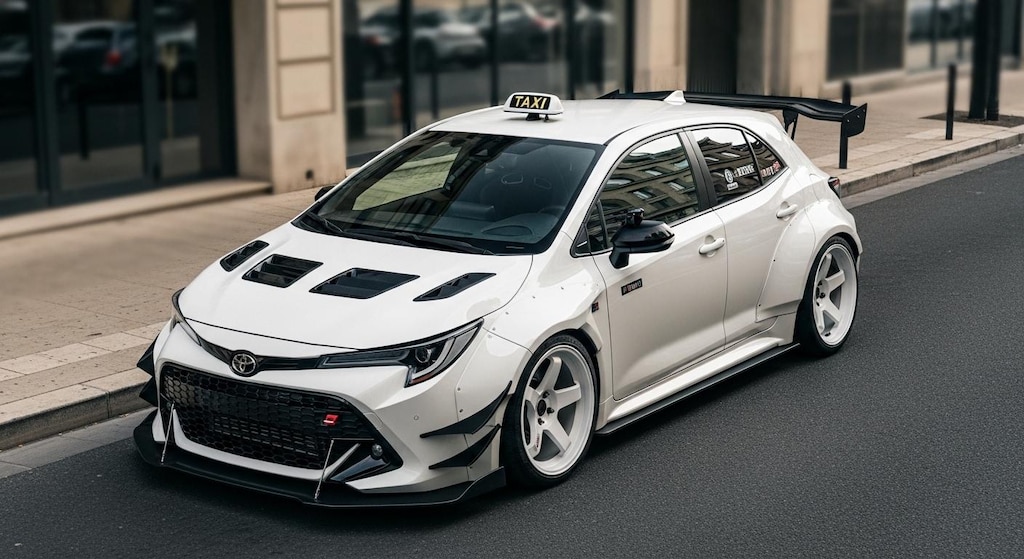 GRカローラタクシーのドリ車