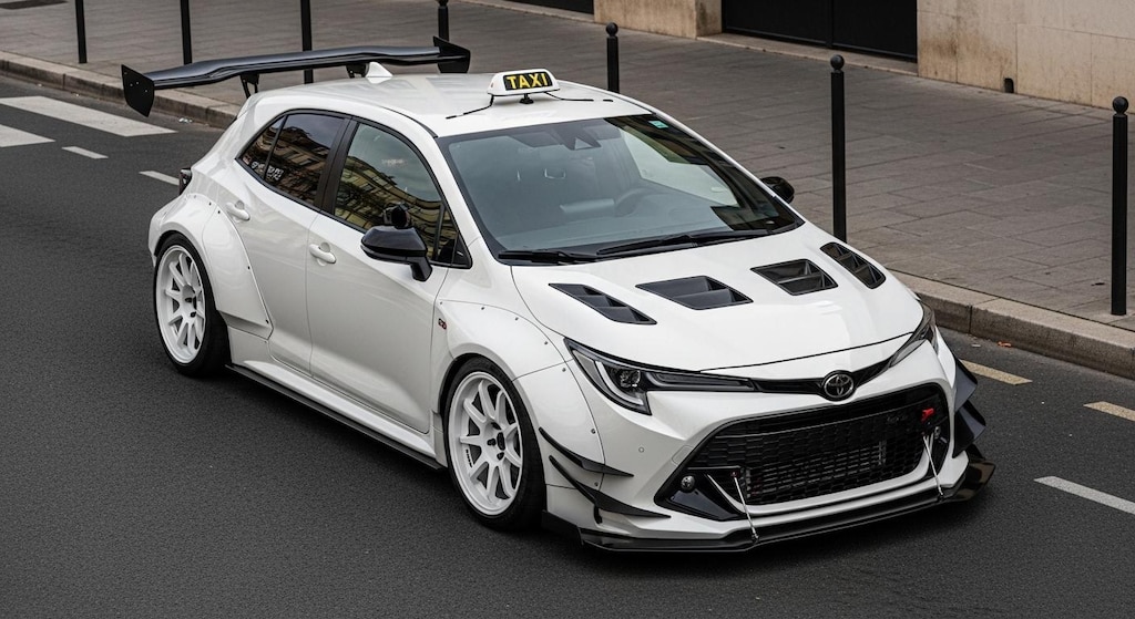 GRカローラタクシーのドリ車