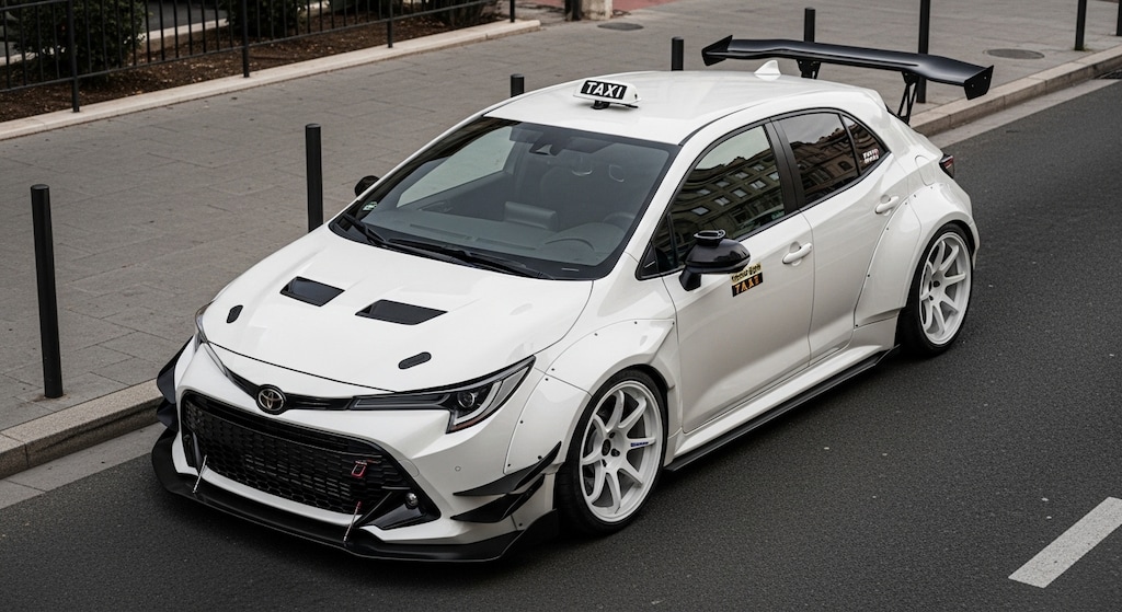 GRカローラタクシーのドリ車