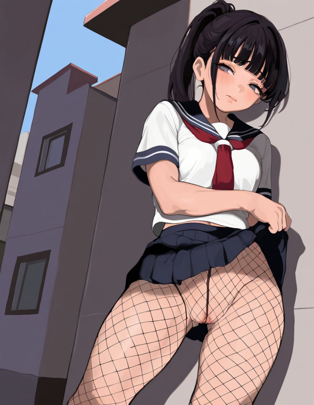 セーラー服網タイツという謎フェチ