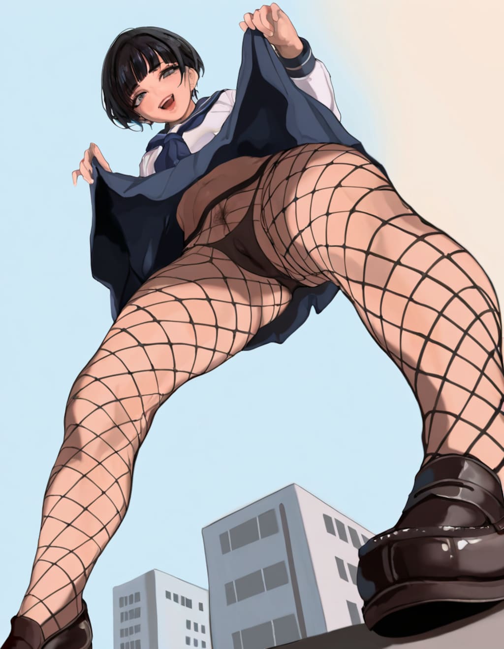 セーラー服網タイツという謎フェチ