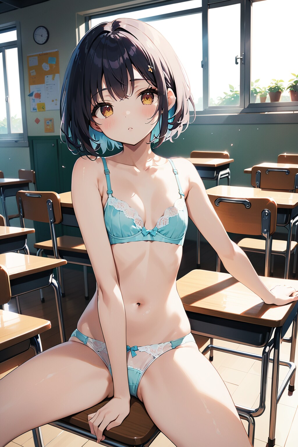 可愛い下着姿を集めてみました。