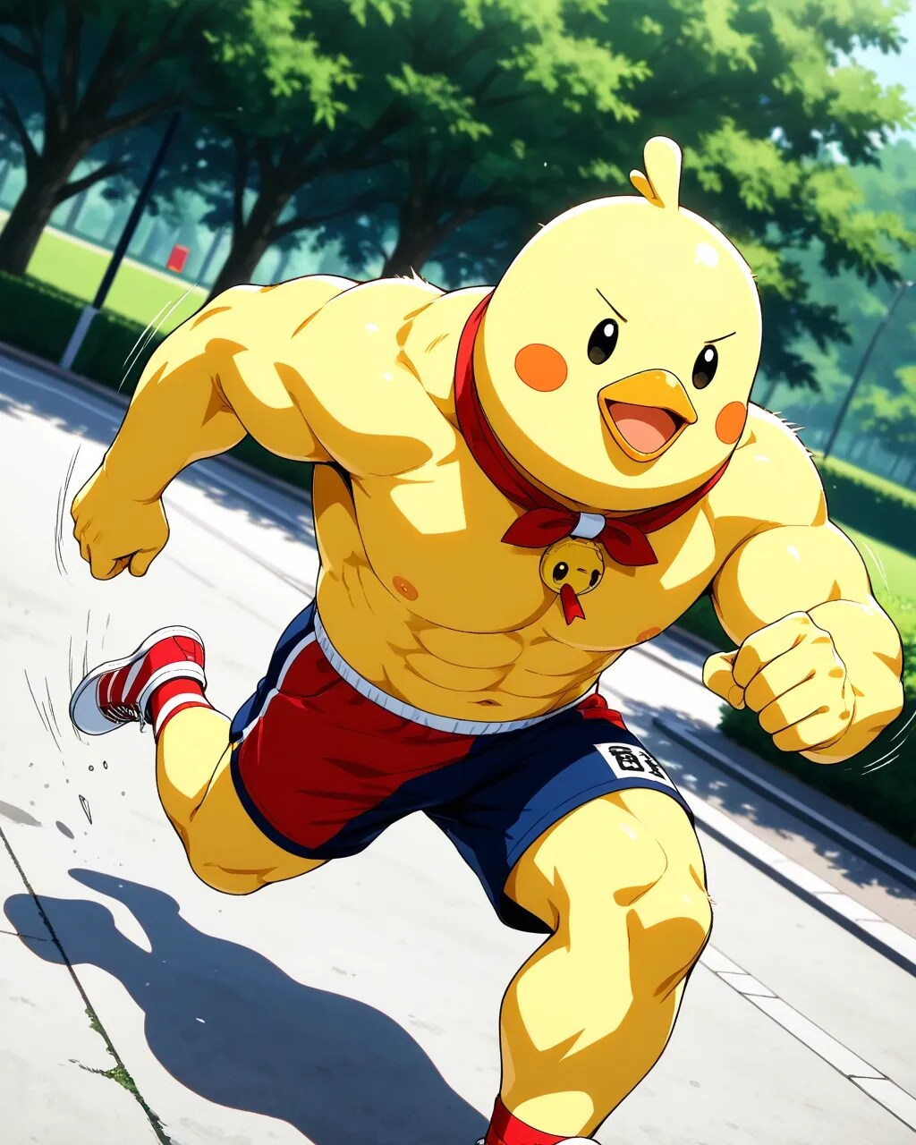 ひよこです、通してください