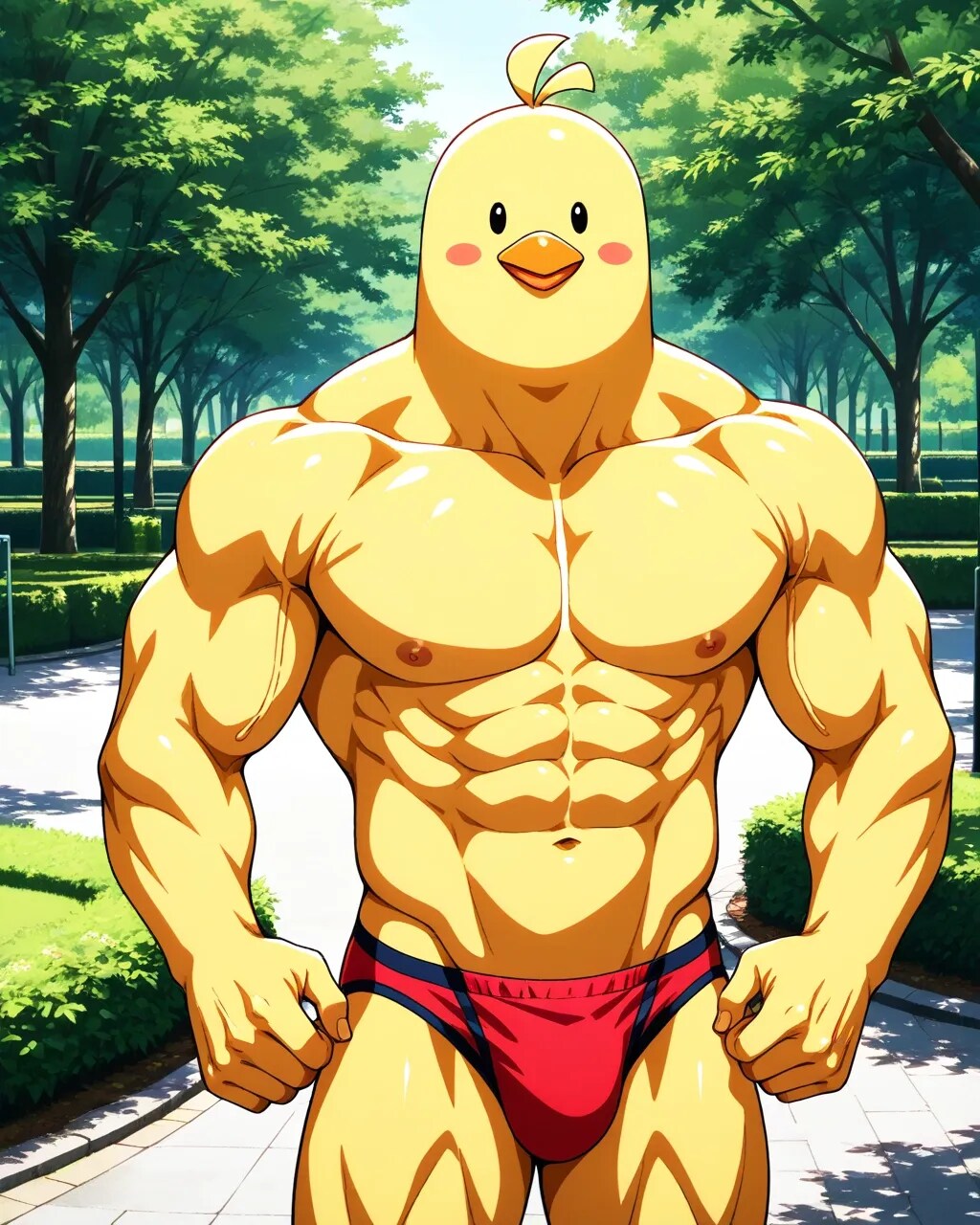 ひよこです、通してください