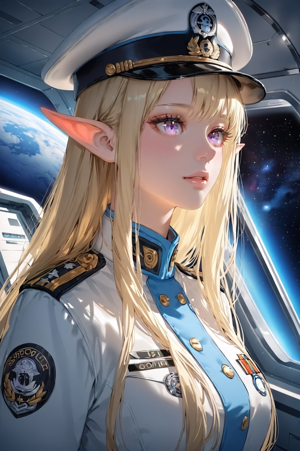 エルフの艦長
