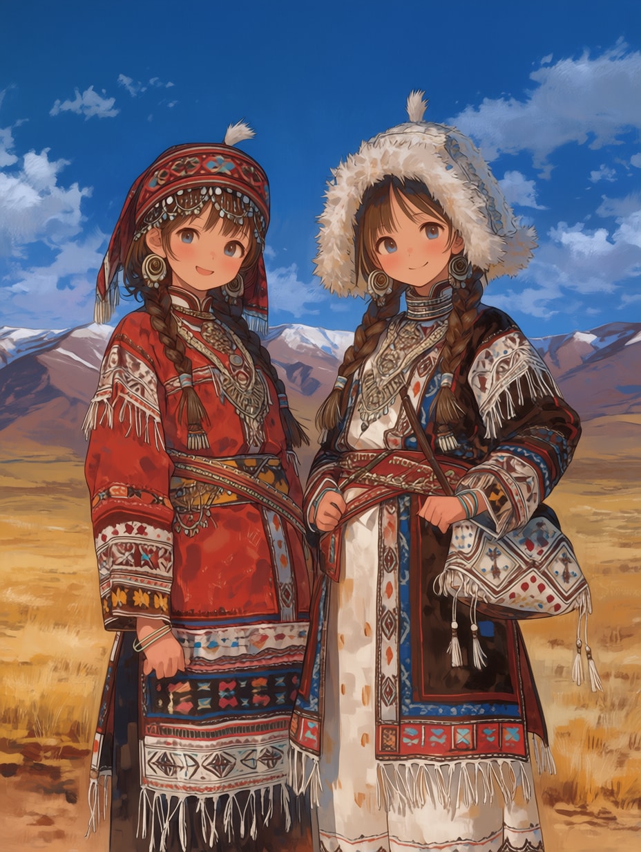 草原少女19 | の人気AIイラスト・グラビア