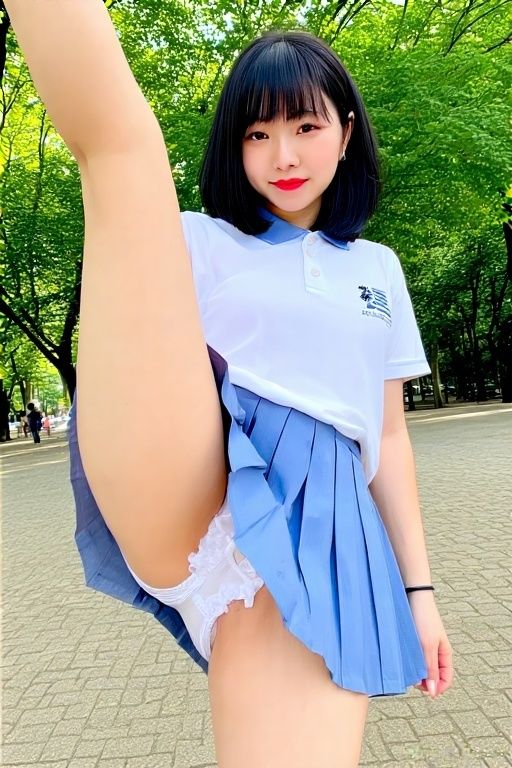 女子大生彼女公園デートパンチラ画像集