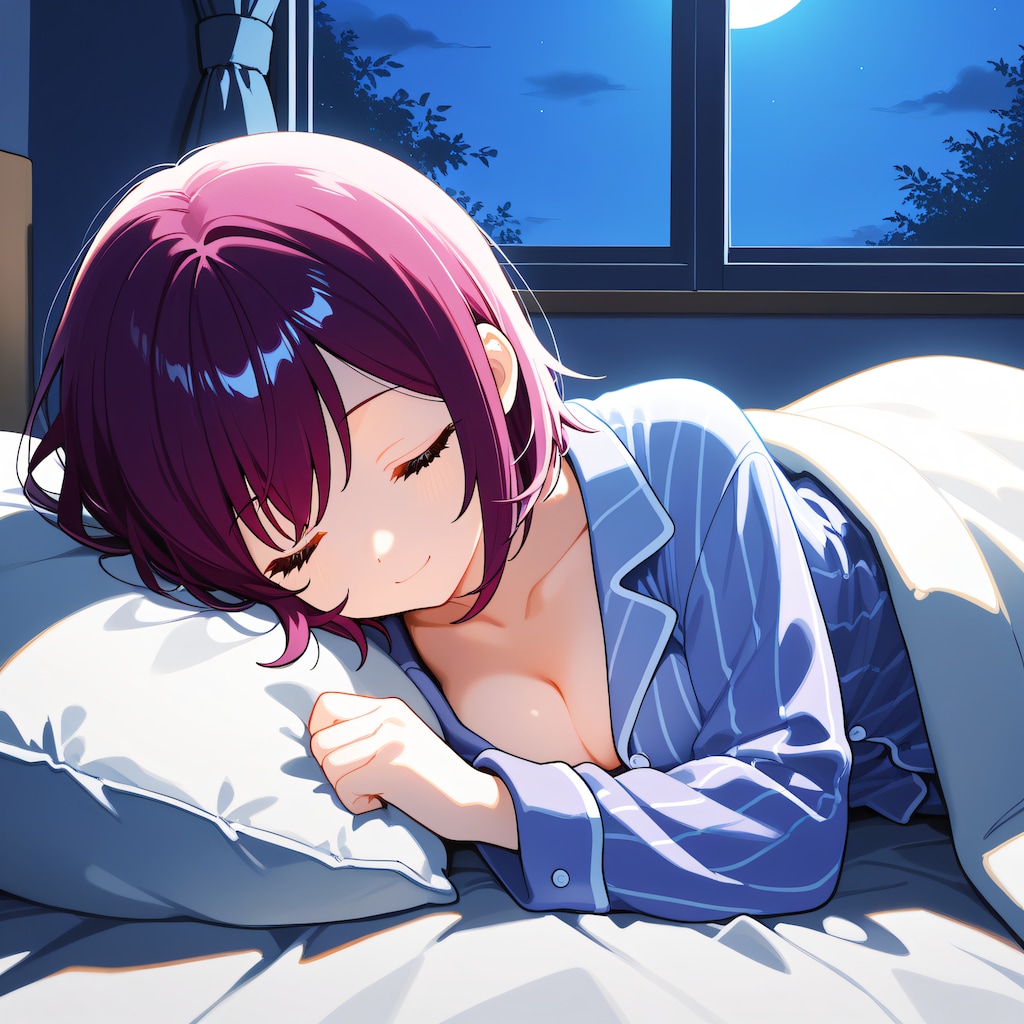 おやすみなさい（挨拶メイドの芽衣ちゃん）