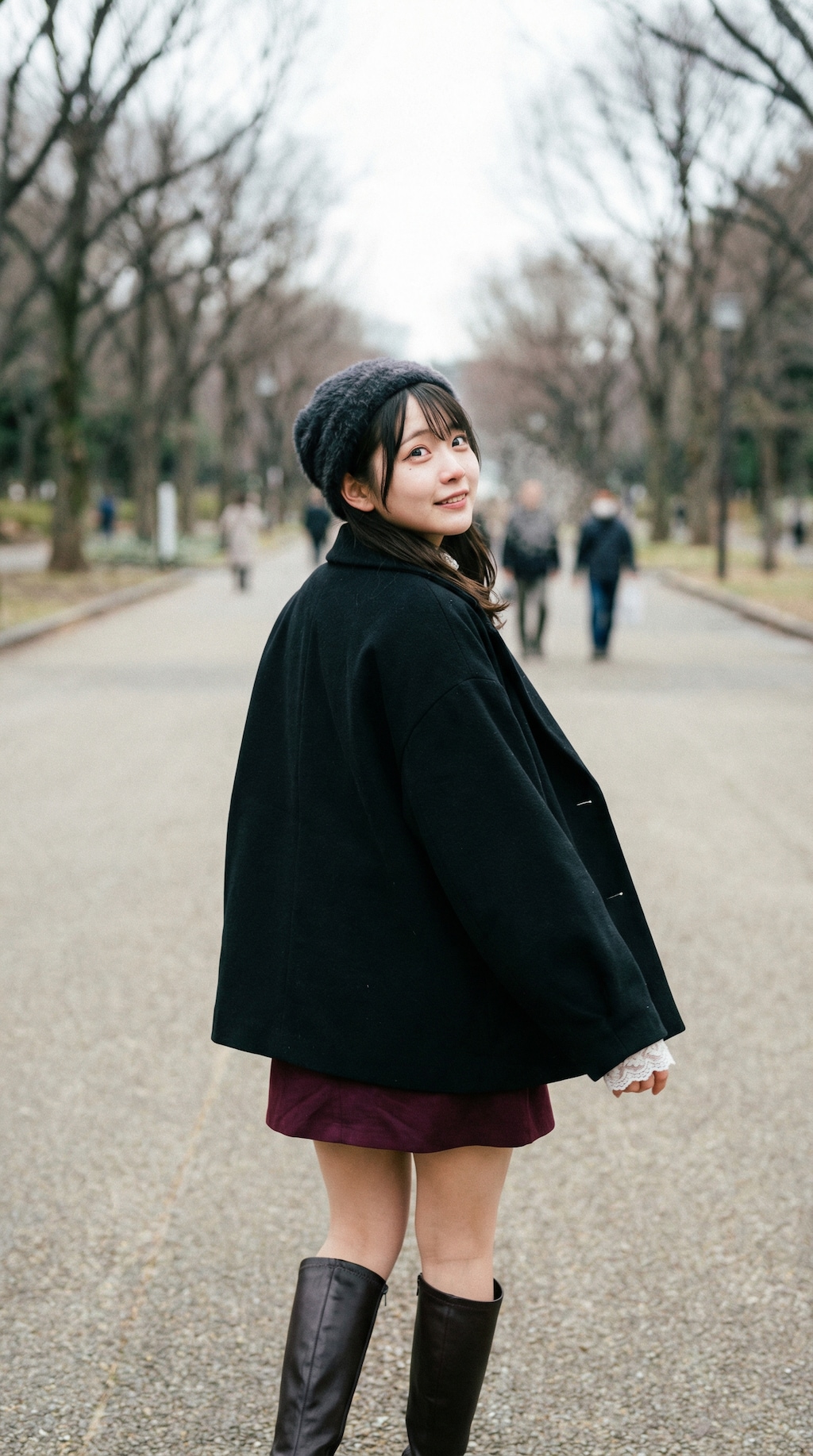 Blush and Shadows on the Avenue