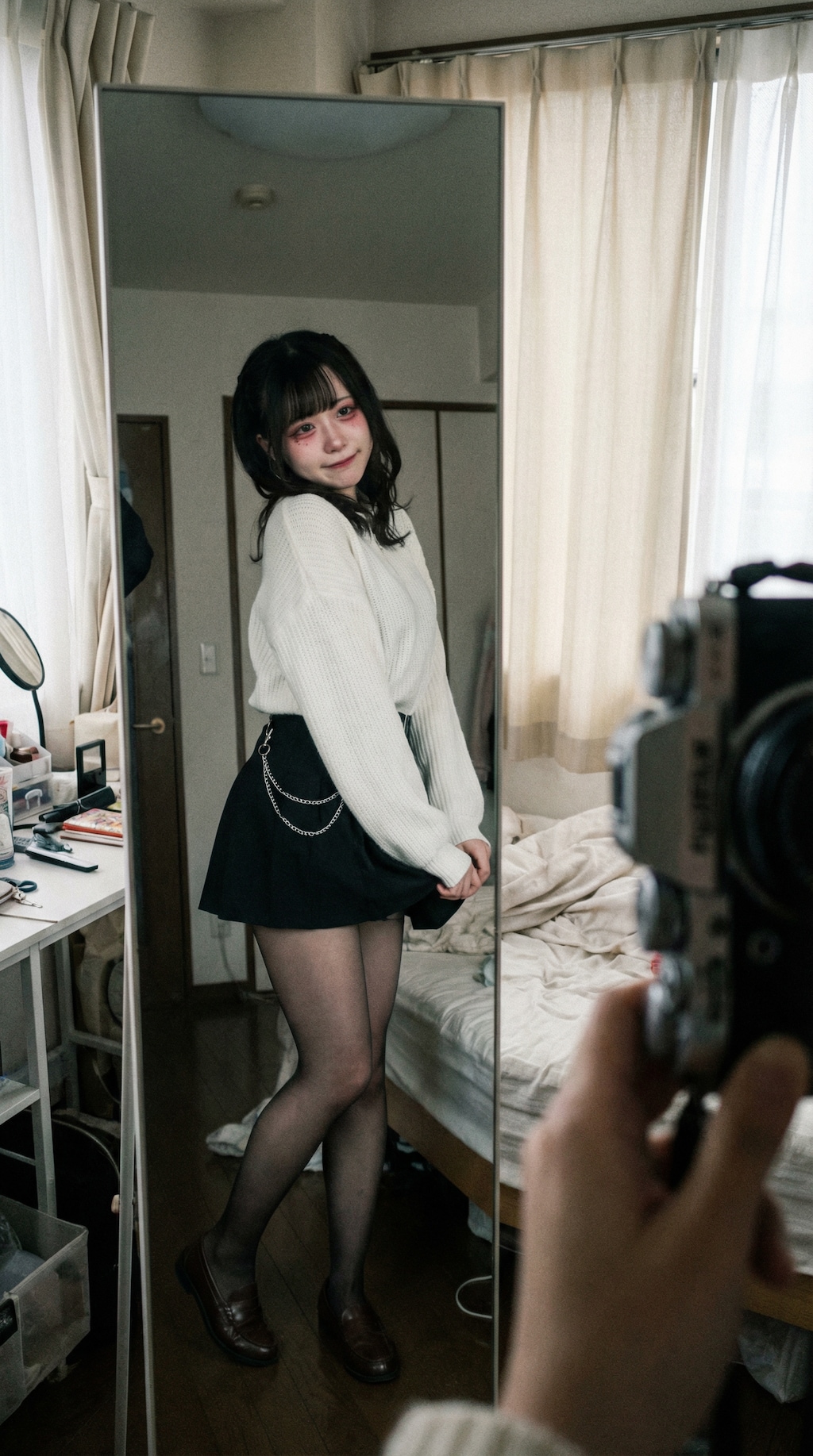 Blush and Shadows on the Avenue