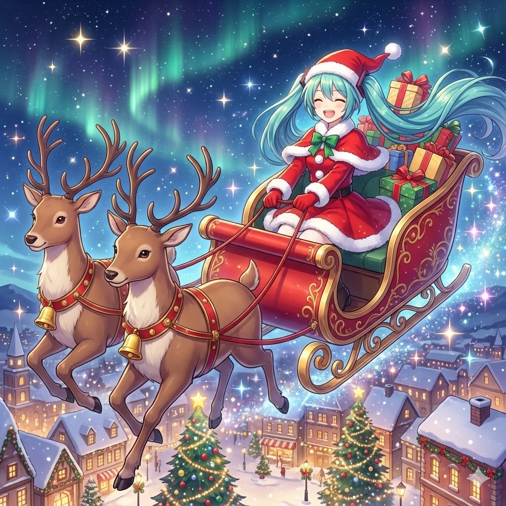 サンタミク | の人気AIイラスト・グラビア