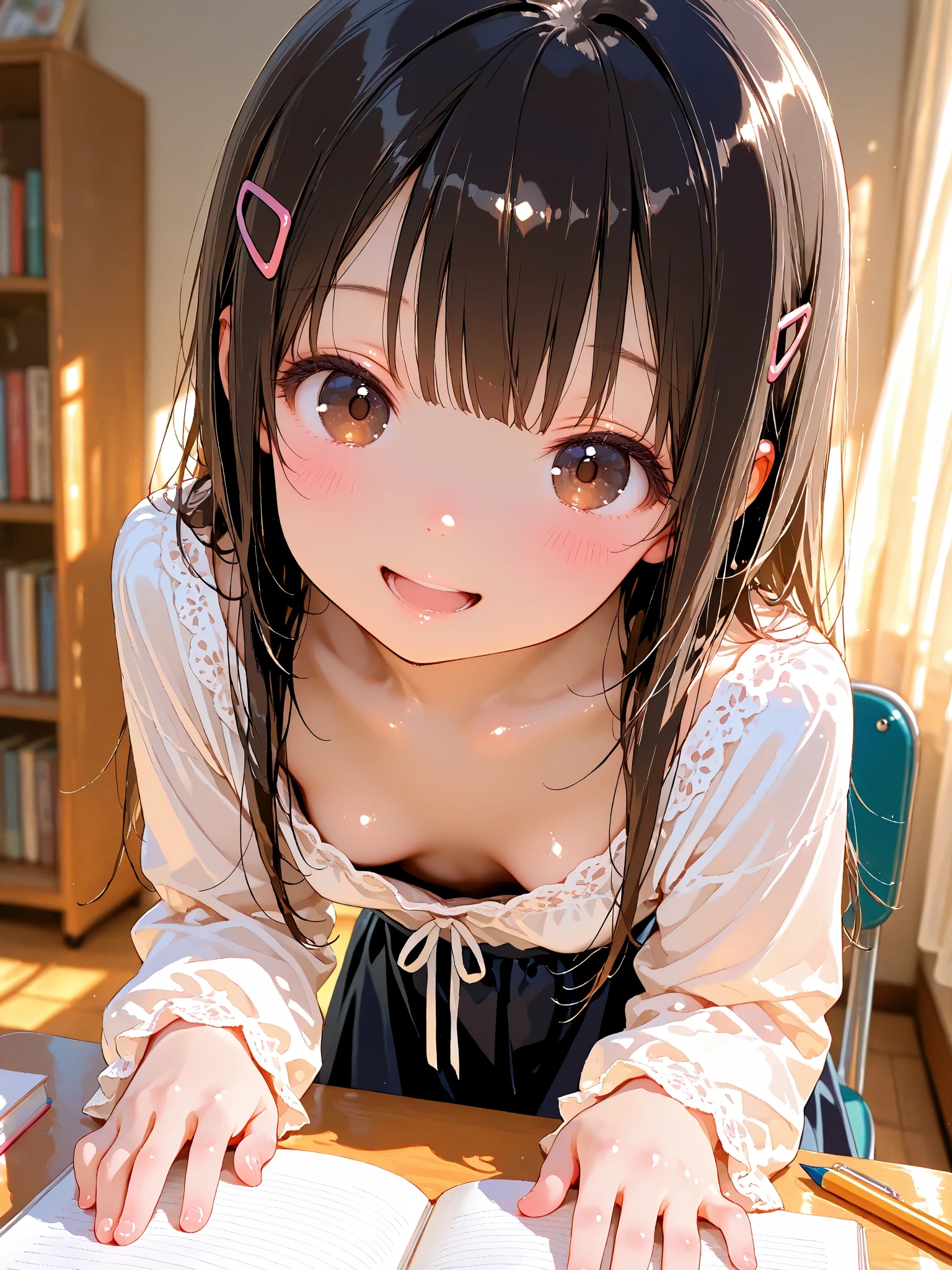 ん？分からないとこ教えたげるね！