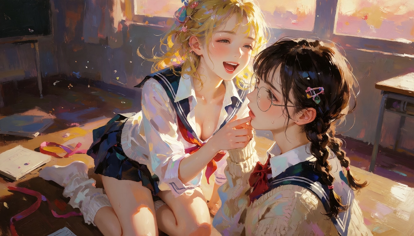放課後の絡み