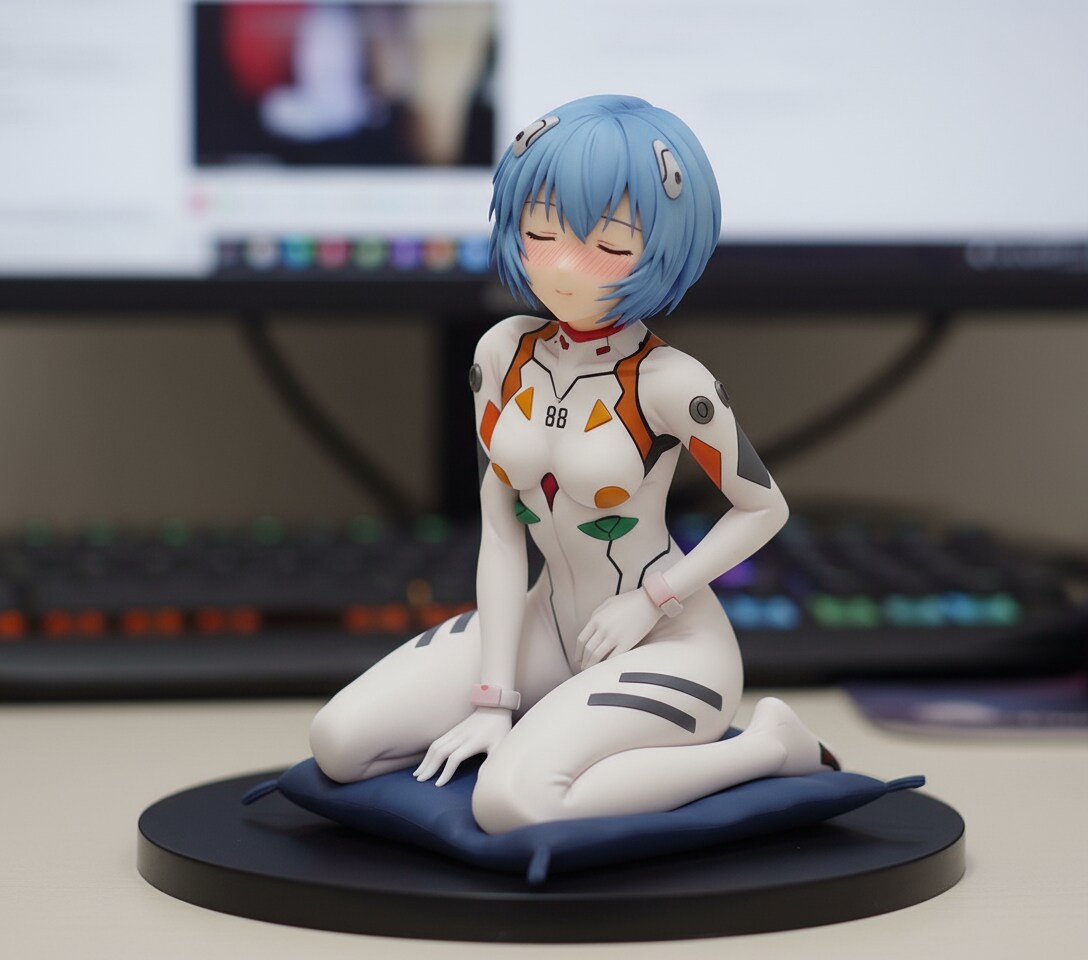 綾波さんナニしてるフィギュア