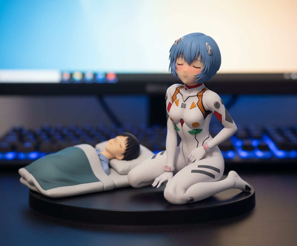 綾波さんナニしてるフィギュア