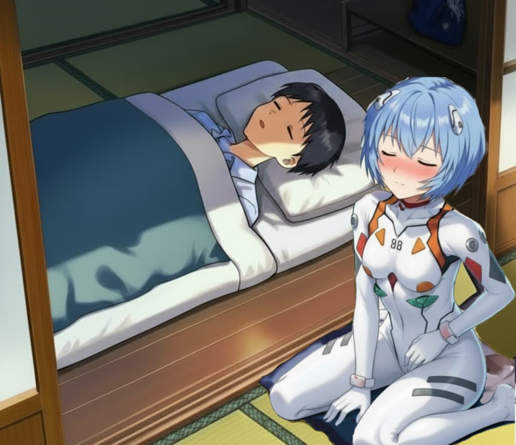 綾波さんナニしてるフィギュア