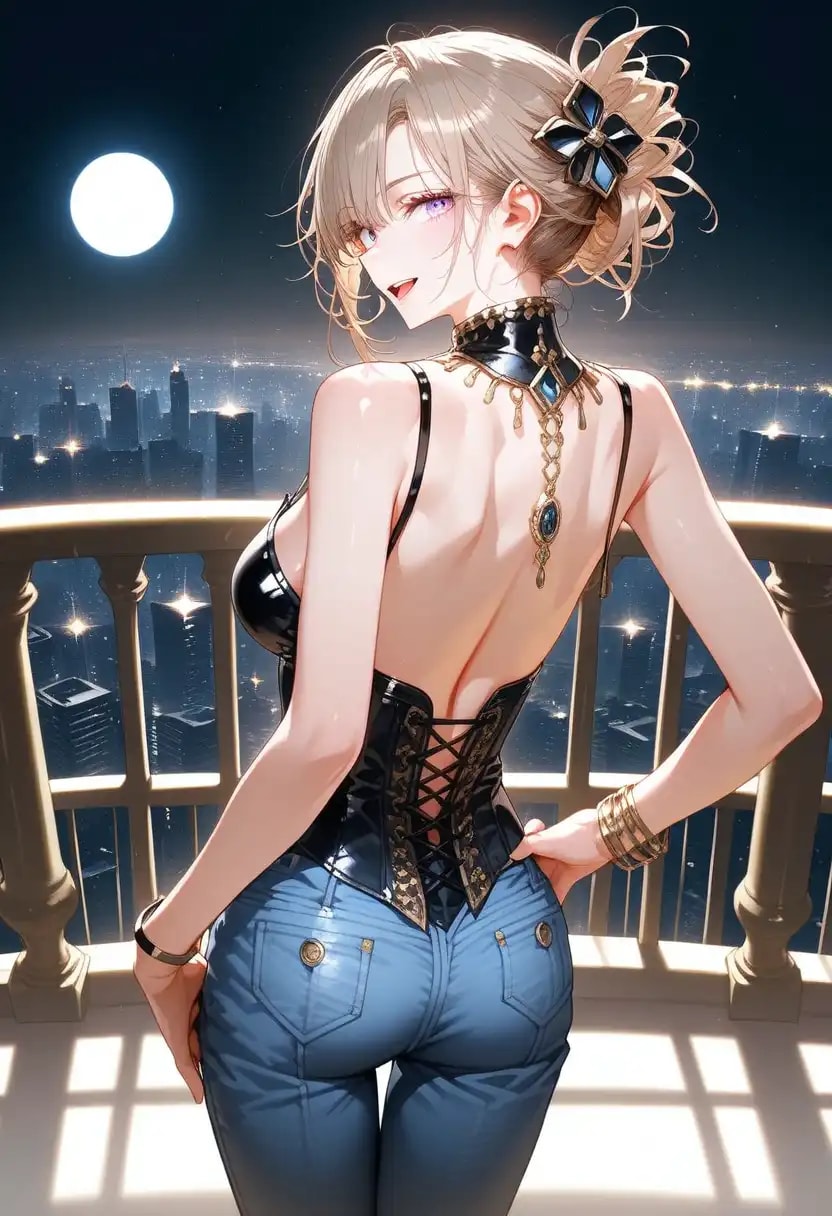 私の背中って、魅力的でしょ？