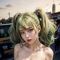 ツインテールの緑髪の人 2枚目