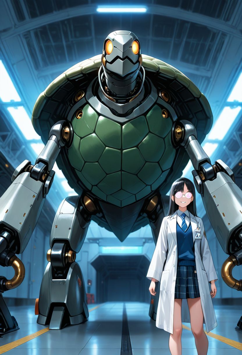 ロボット🐢とハカセ