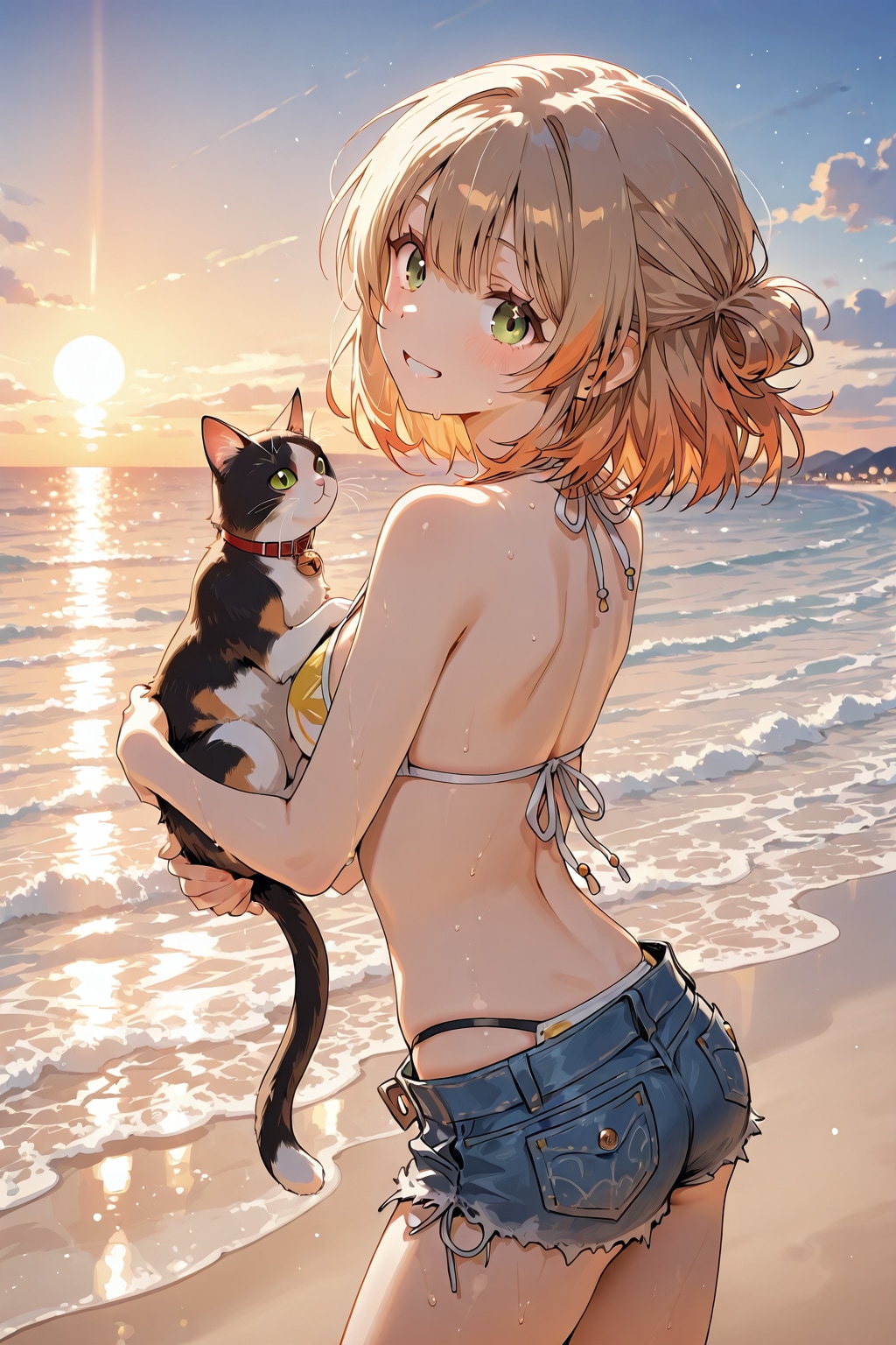 猫と一緒