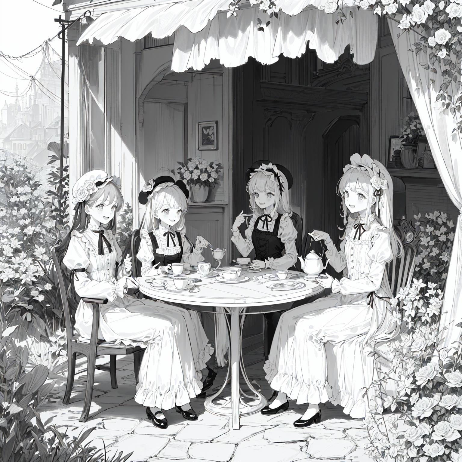 お嬢様たちの茶会