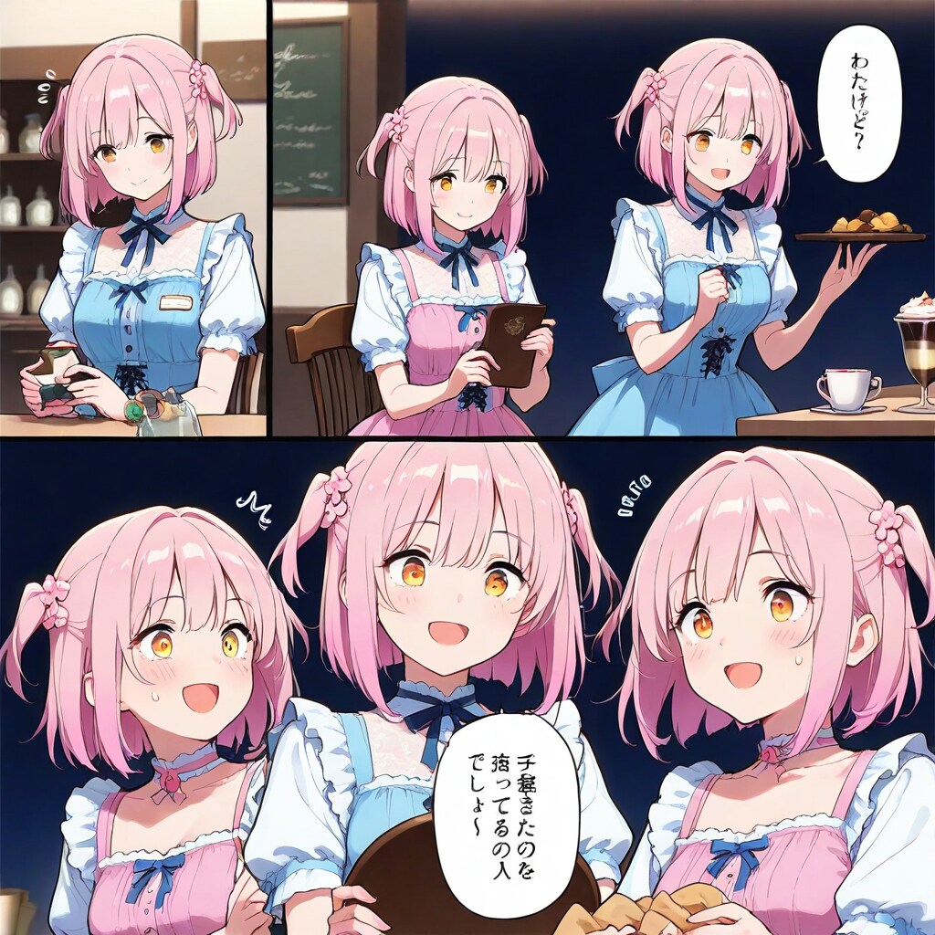 三姉妹のメイド喫茶