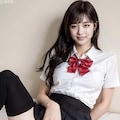 ニーソJKがおま●こをくぱぁと広げる 4枚目