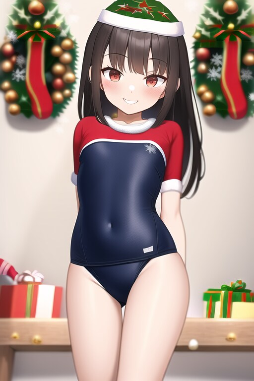 クリスマススク水ロリ