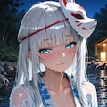 びしょ濡れ浴衣 2枚目