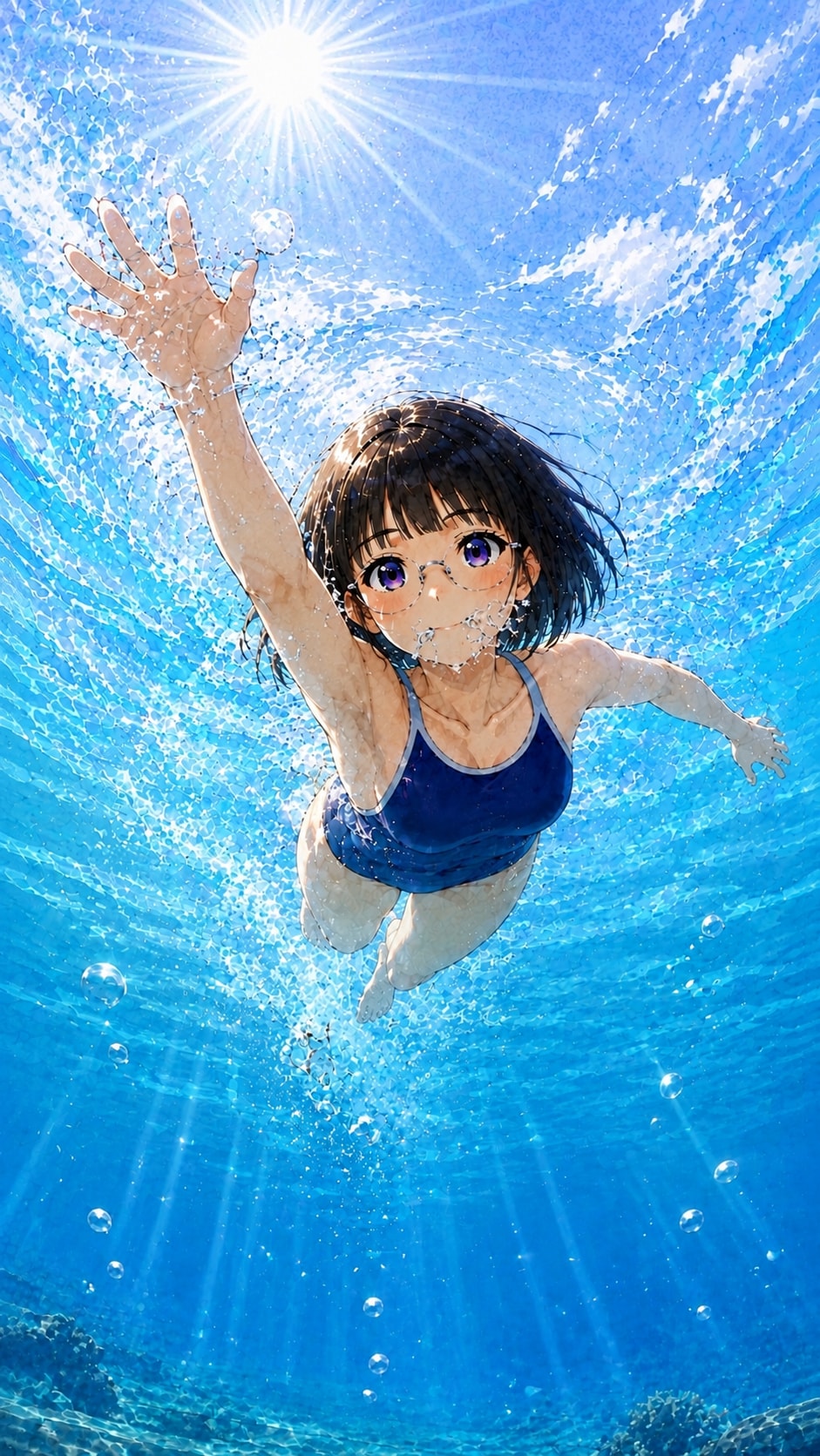 水中から