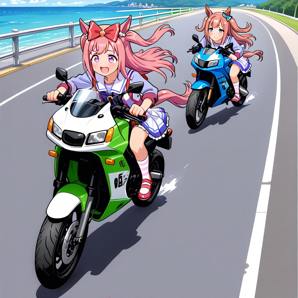 ツーリングウララとアグネス | の人気AIイラスト・グラビア