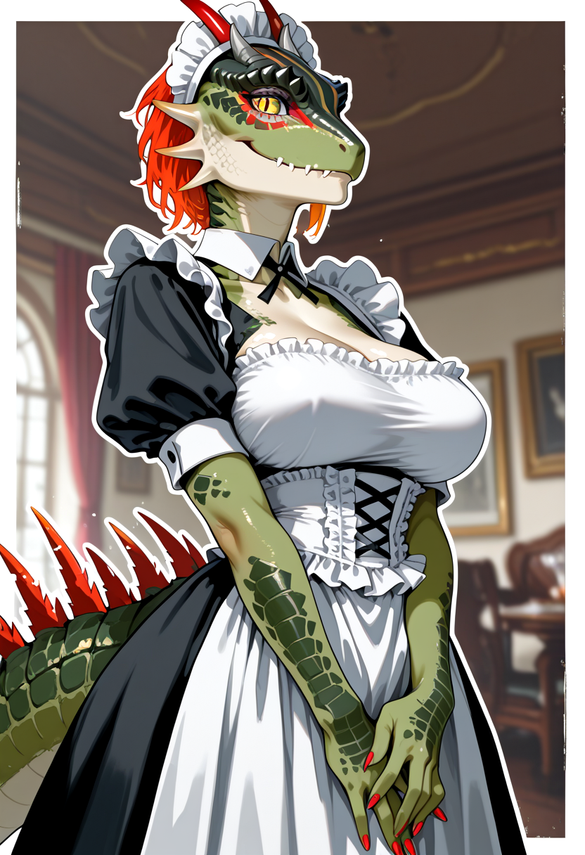 アルゴニアンの侍女