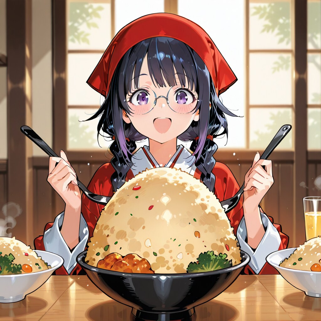 大盛りメガネっ娘ちゃん