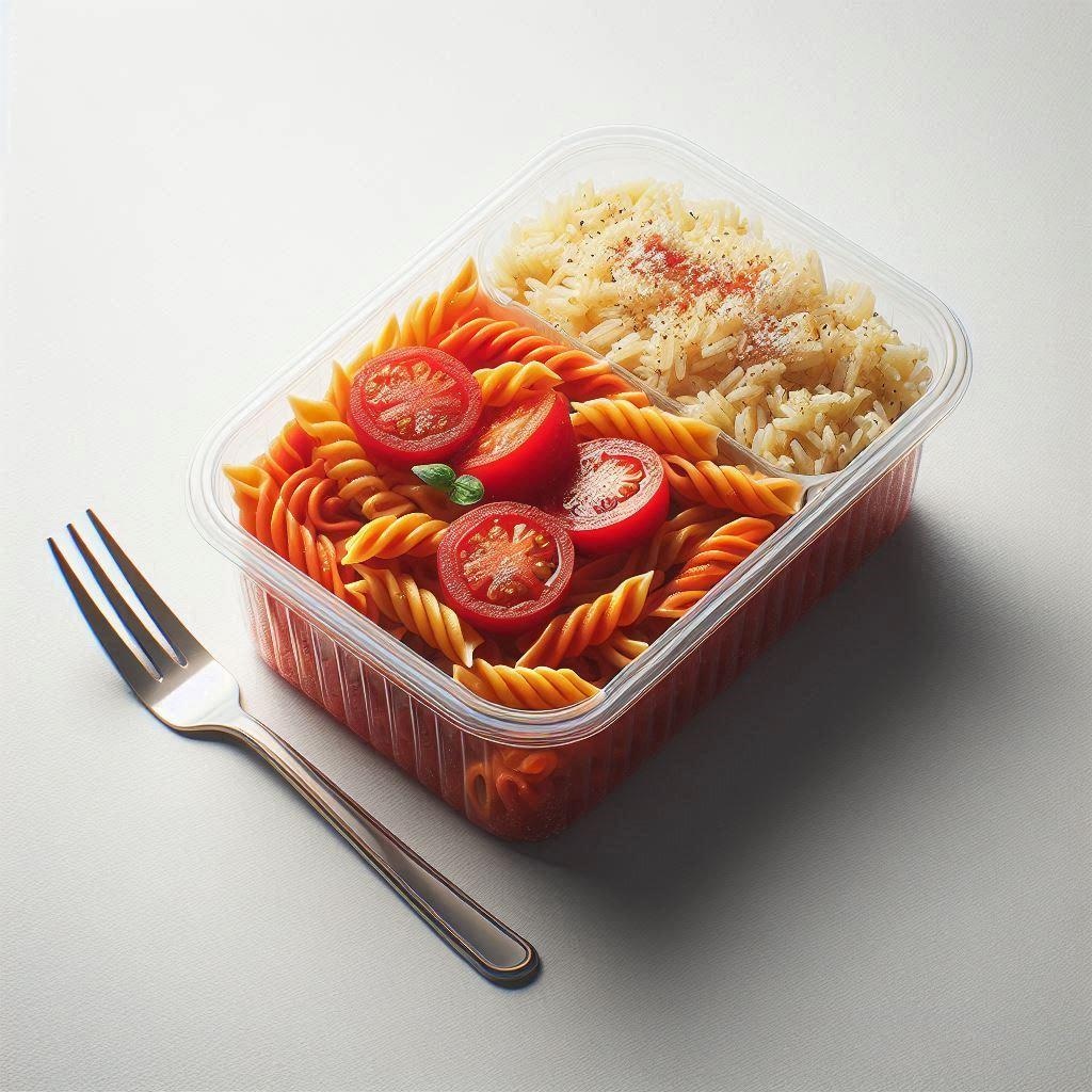 ナポリタンとピラフの弁当