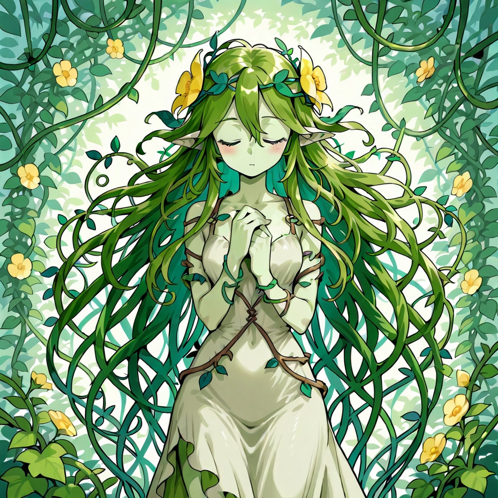 国民的漫画風「DRYADちゃん」