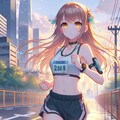 走る女の子（Copilot） 6枚目