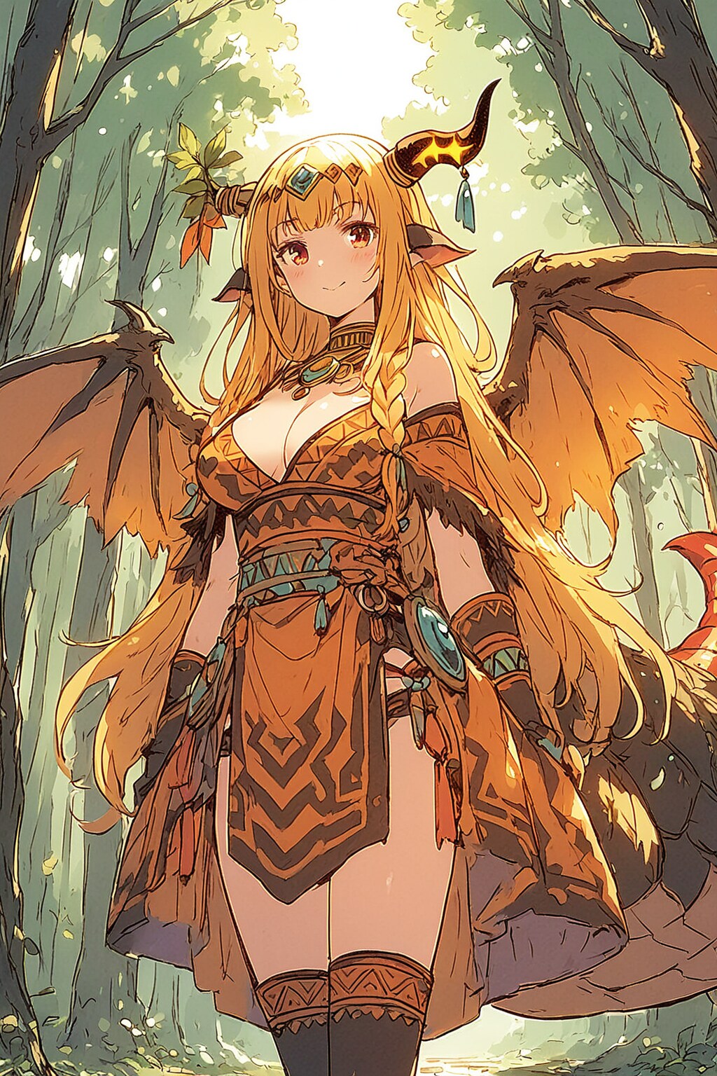 竜人少女 | の人気AIイラスト・グラビア