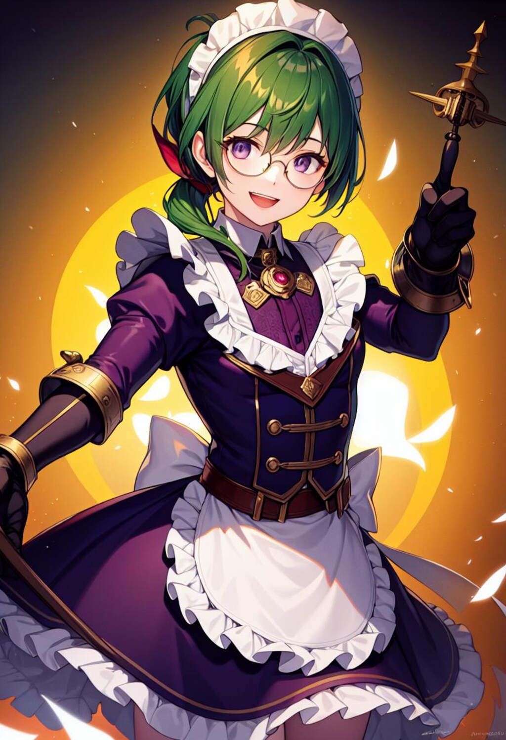 上司の趣味でメイド服着せられた騎士くん