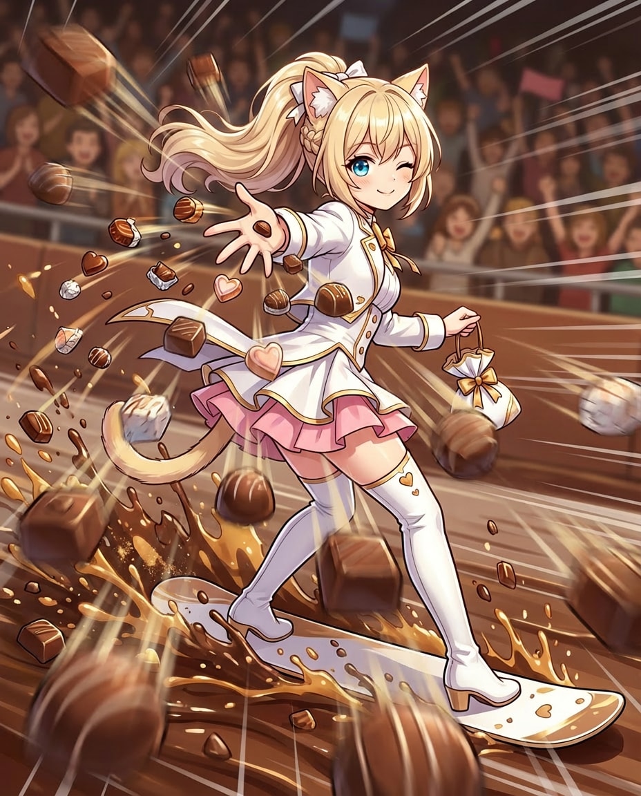 バレンタイン・スプラッシュ☆ | の人気AIイラスト・グラビア