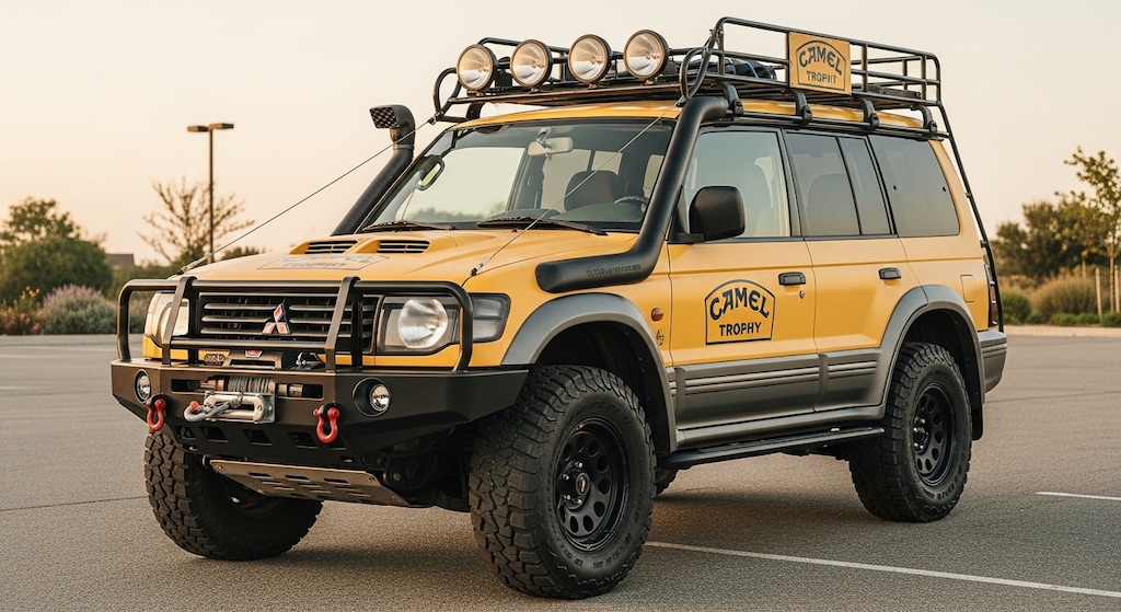 パジェロキャメルトロフィー仕様