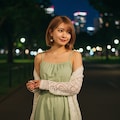 夜の公園　危ないですよ 5枚目